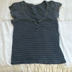Brandy Melville striped zelly top